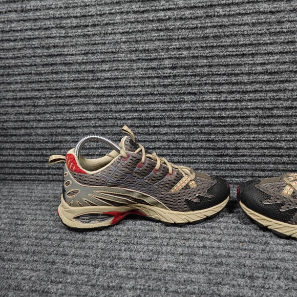 Asolo Shoes Womens 6.5 Blue Tan Red Switch Trail Running Outdoor Camping Hiking - Picture 4 of 14